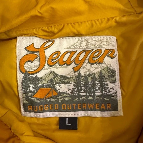Seager Gold Size Large Ruff & Tuff Pack Jacket - Picture 2 of 5